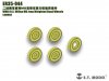 1/35 WWII US Willys MB Jeep Weighted Wheels (5 pcs)
