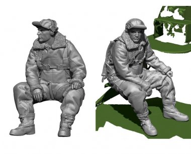 1/72 WWII US Bomber Radio Operator