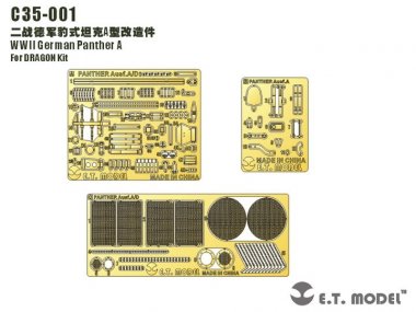 1/35 Panther Ausf.A Detail Up Set for Dragon
