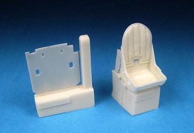 1/32 Spitfire Mk.I-V Resin Seat with Backpad