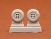 1/72 Hawker Hurricane Wheels (4-spoke) for Airfix Kit
