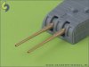 1/350 IJN 20cm L/50 (8in) 3rd Year Type No.2 Barrels (10 pcs)