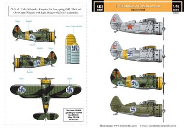 1/48 Polikarpov I-153 Chaika, WWII Finnish Air Force Vol.1