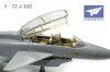 1/72 J-10S Vigorous Dragon Detail Up Etching Parts for Trumpeter