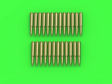 1/35 M1919 Browning Cal.30 7.62mm Ammo (25 pcs)