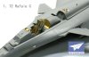 1/72 Rafale C Detail Up Etching Parts for Hobby Boss