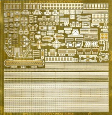 1/700 Bismarck/Tirpitz Detail Up for Trumpeter/Dragon/Aoshima