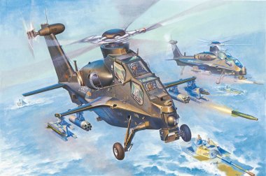 1/72 Chinese PLA WZ-10 Thunderbolt Attack Helicopter