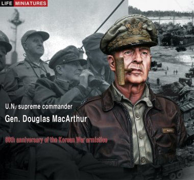 1/10 U.N. Supreme Commander, General Douglas MacArthur