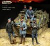 1/35 WWI French Tank Crew (Big Set, 5 Figures)