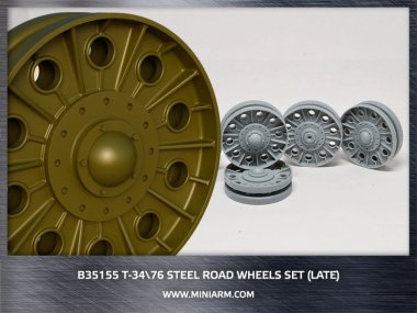 1/35 T-34/76 Steel Road Wheels Set (Late Type)