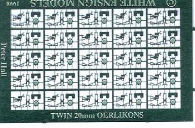 1/700 Twin Manual Oerlikon