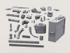 1/35 M134D Minigun Basic Set #1, w/4000rd Ammo Box