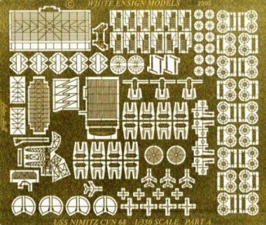 1/350 USS Nimitz CVN-68 Detail Up Etching Parts for Trumpeter