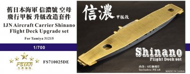 1/700 IJN Shinano Flight Deck Upgrade Set for Tamiya 31215