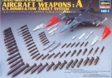 1/48 Aircraft Weapon A "US Bombs & Tow Target System"