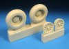 1/32 P-51 Mustang Block Tread Main Wheels