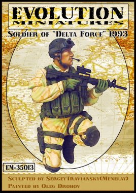1/35 US Soldier of "Delta Force" 1993