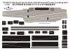 1/700 Masking Tape for Deck of Aircraft Carrier Liao Ning 2019