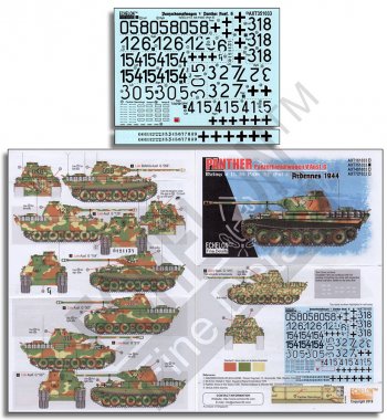 1/35 12.SS-Pz.Div. Panthers (Pt.3), Ardennes 1944