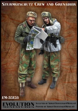 1/35 German Sturmgeschutz Crew and Grenadier