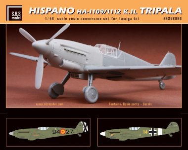 1/48 Hispano HA-1109/1112 K.1L Tripala Conversion Set for Tamiya