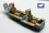 1/48 J-10S Vigorous Dragon Detail Up Etching Parts for Trumpeter