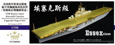 1/700 USS Essex Class Aircraft Carrier Super Set for Trumpeter