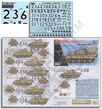 1/35 12.SS Panzer Division Panthers (Pt.2), Normandie 1944