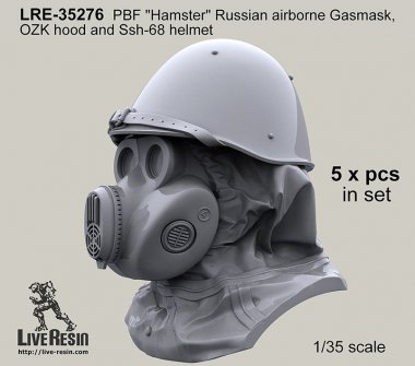 1/35 PBF "Hamster" Russian Airborne Gasmask, OZK Hood & Ssh-68