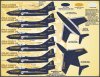 1/48 F9F-8 & TF-9J Blue Angel Cougars