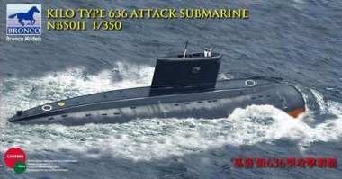 1/350 Russian Kilo Class Type 636 Attack Submarine