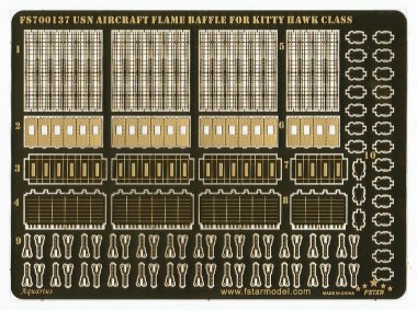 1/700 Aircraft Flame Baffle for Kitty Hawk Class for Trumpeter