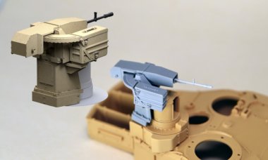 1/35 RCWS with 6P49 Kord 12.7mm Machine Gun for T-90MS m2015