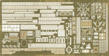1/350 USS Kidd Class Destroyer Detail Up Etching Parts