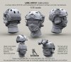 1/35 Ops Core Fast Helmet with Headsets Rail Adaptor
