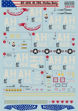 1/48 RF-101 C TRS, Polka Dots