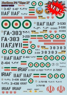 1/48 Northrop F-5 Tiger II, Iranian Tigers Part.2