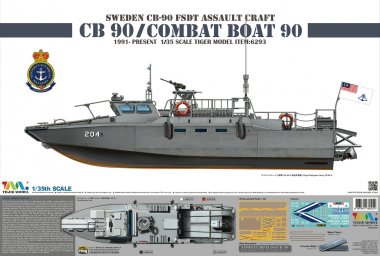 1/35 Sweden CB-90 FSDT Assault Craft "Combat Boat 90"