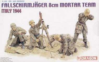 1/35 Fallschirmjager 8cm Mortar Team, Italy 1944