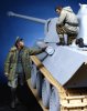 1/35 WWII German Panther Commander & Waffen SS Officer