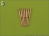 1/400 Bofors 12cm L/50 (4.7 inch) Barrels Mod.1934/1936 (7 pcs)