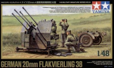 1/48 German 20mm Flakvierling 38