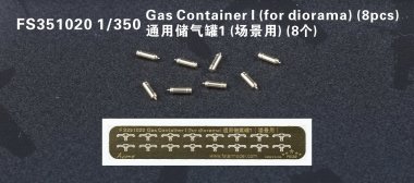 1/350 Gas Container #1 (for Diorama) (8 pcs)