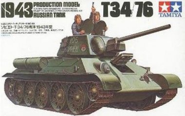 1/35 Russian Tank T-34/76 Model 1943