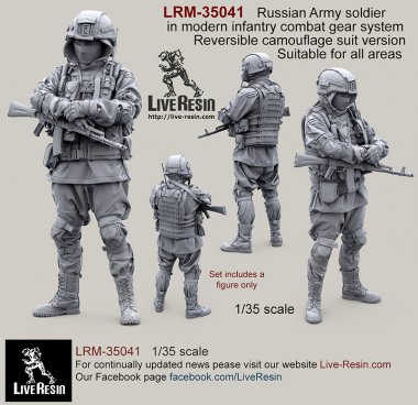 1/35 Russian Soldier in Modern Infantry Combat Gear System #3