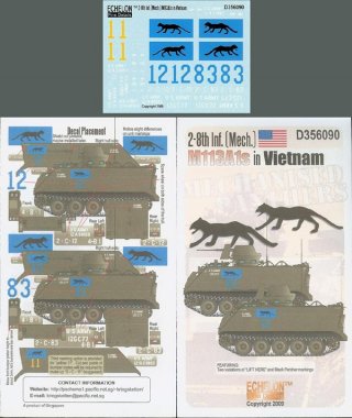 1/35 2-8th Inf. (Mech.) M113A1s in Vietnam