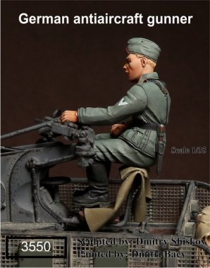 1/35 German Anti-Aircraft Gunner #1