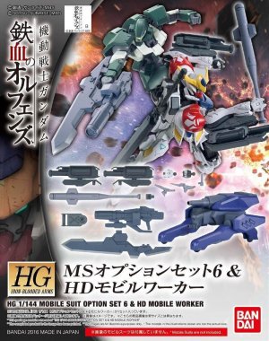 HG 1/144 MS Option Set.6 & HD Mobile Worker