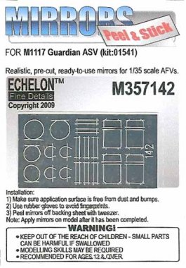 1/35 M1117 Guardian ASV Mirrors for Trumpeter